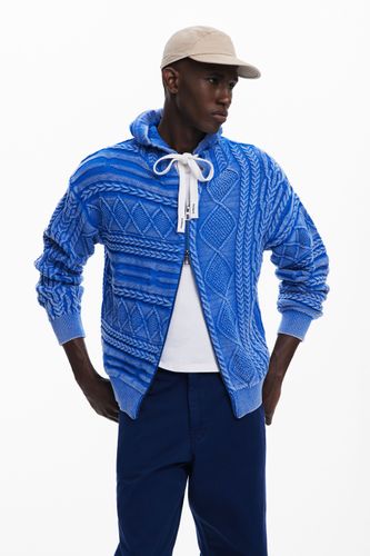 Pull zippé torsadé - Desigual - Modalova