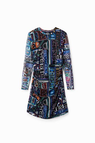 Robe courte ajustée tulle - Desigual - Modalova