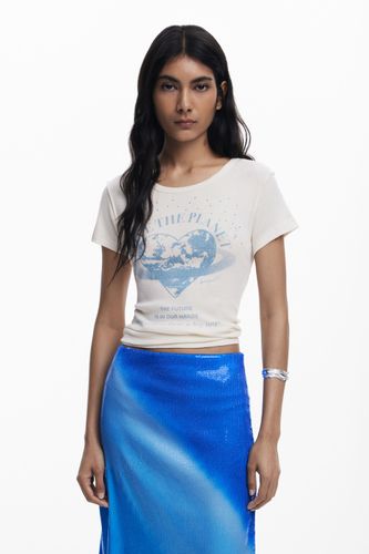 T-shirt "Love the planet" - Desigual - Modalova