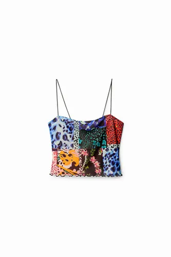 Crop top patchwork - Desigual - Modalova