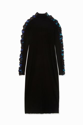 Robe slim longue côtelée - Desigual - Modalova