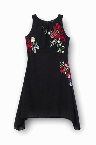 Robe façon mousseline sans manches - Desigual - Modalova