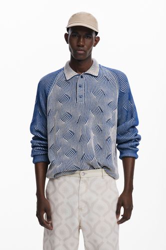 Polo en maille chinée - Desigual - Modalova