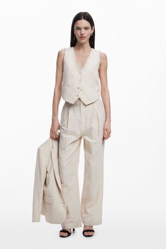 Pantalon à pinces imprimé - Desigual - Modalova