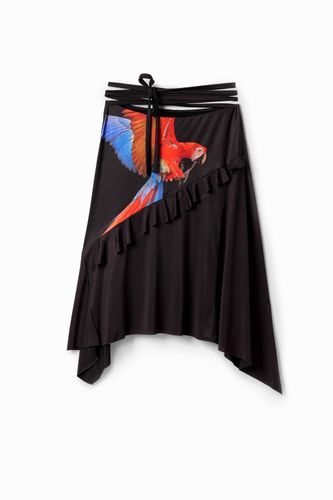 Jupe midi perroquet Tyler McGillivary - Desigual - Modalova