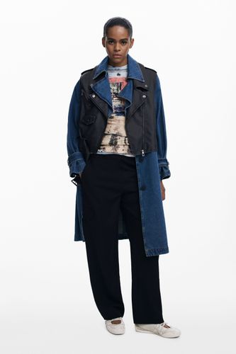 Trench amovible en denim - Desigual - Modalova