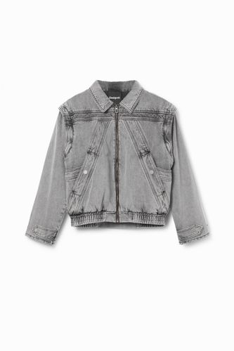 Veste jean manches amovibles - Desigual - Modalova