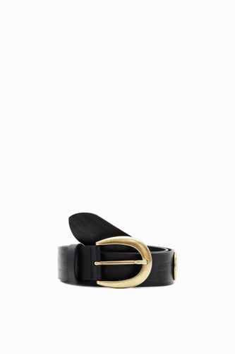 Ceinture cuir plaques - Desigual - Modalova