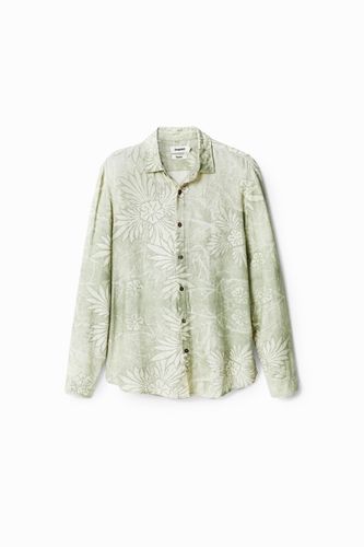 Chemise manches longues fleurie - Desigual - Modalova
