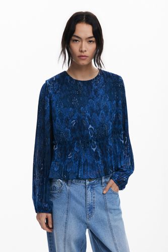 Blouse plissée à manches longues - Desigual - Modalova