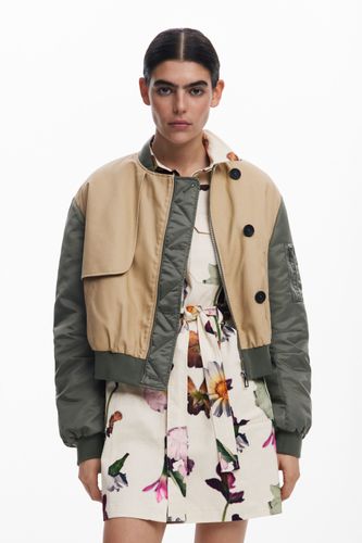 Bomber combiné trench - Desigual - Modalova