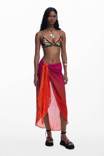 Jupe pareo dégradée - Desigual - Modalova