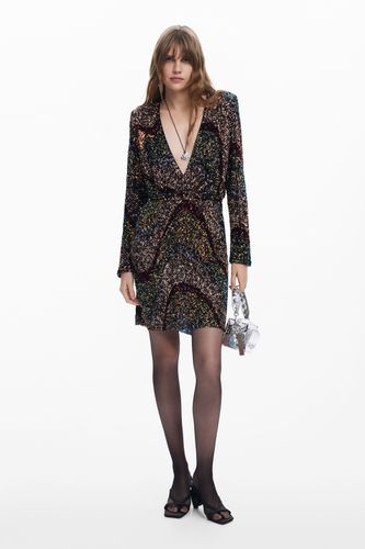 Robe courte à sequins - Desigual - Modalova