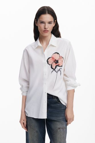 Chemise à fleurs poitrine - Desigual - Modalova