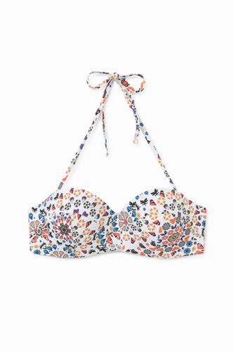 Top bikini bandeau - Desigual - Modalova