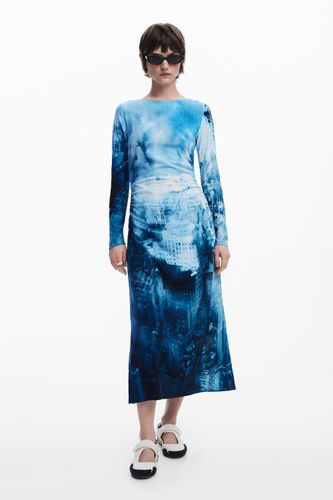 Robe longue paysage - Desigual - Modalova