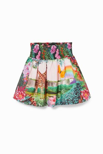 Mini-jupe florale - Desigual - Modalova
