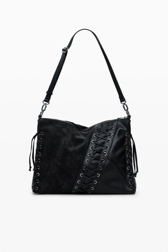 Sac à bandoulière effet cuir de taille moyenne - Desigual - Modalova