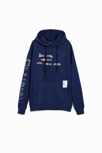 Sweat-shirt capuche messages - Desigual - Modalova