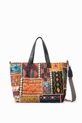 Sac shopping bag boho - Desigual - Modalova