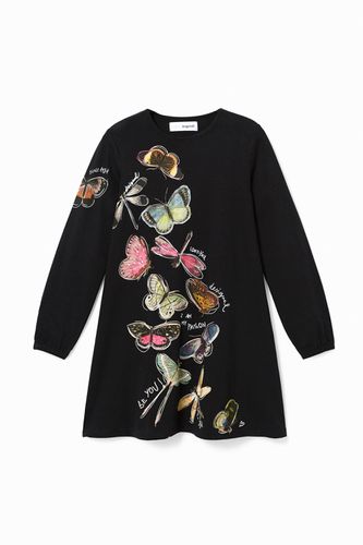 Robe t-shirt papillons - Desigual - Modalova