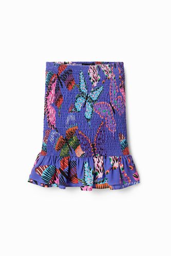 Mini-jupe durable papillons - Desigual - Modalova