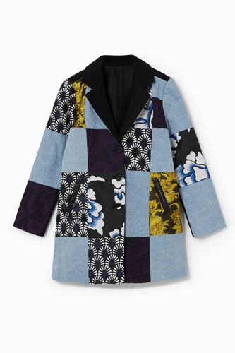 Veste bi-matière en jean´ - Desigual - Modalova