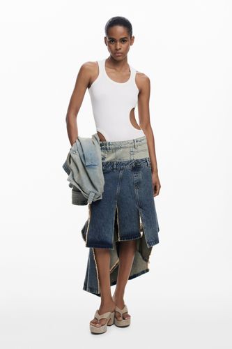 Jupe longue à double taille - Desigual - Modalova