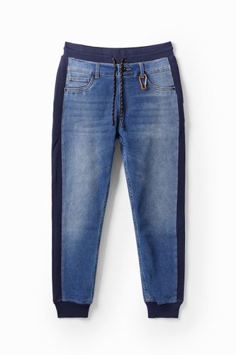 Pantalon jogger en jean hybride - Desigual - Modalova