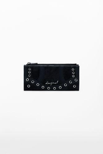 Porte-monnaie moyen à clous serpent - Desigual - Modalova