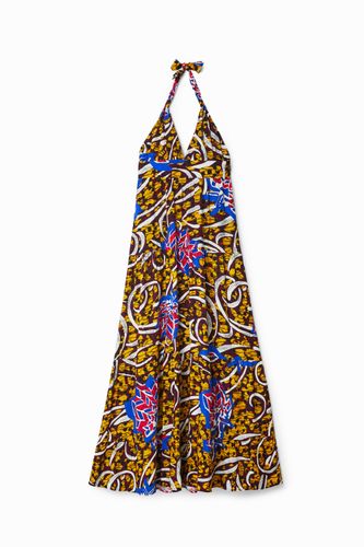 Robe longue dos nu Stella Jean - Desigual - Modalova