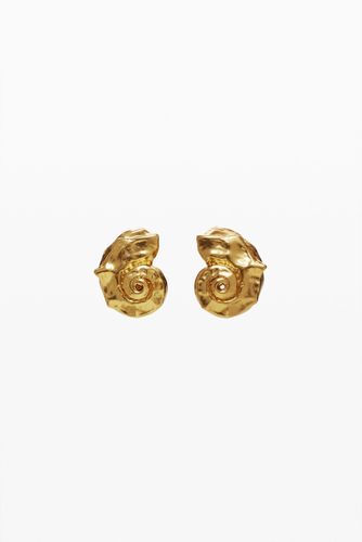 Boucles d'oreilles coquillage bain d'or Zalio - Desigual - Modalova
