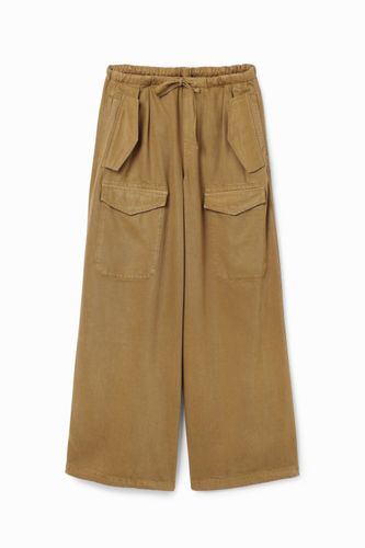 Pantalon cargo wide leg - Desigual - Modalova