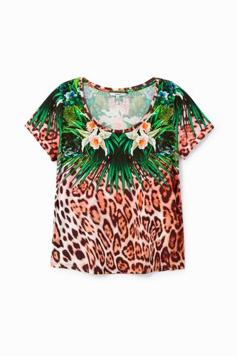 T-shirt multicolore animal print - Desigual - Modalova
