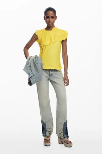 Blouse brodée - Desigual - Modalova