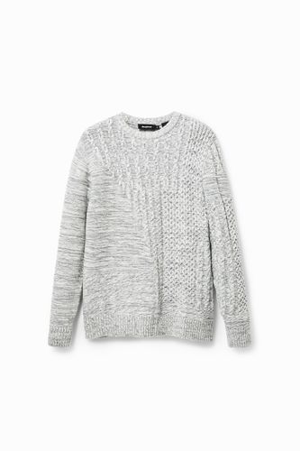 Pull en tricot tressé - Desigual - Modalova
