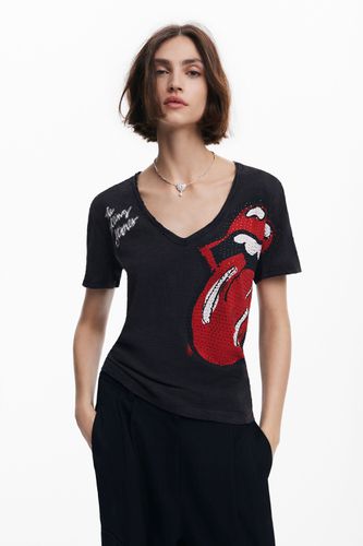 T-shirt strass The Rolling Stones - Desigual - Modalova