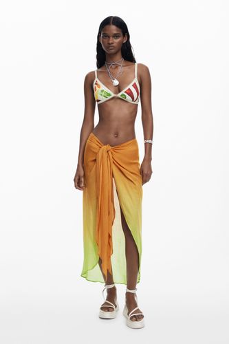 Jupe pareo dégradée - Desigual - Modalova