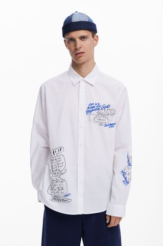 Chemise calligraphique - Desigual - Modalova