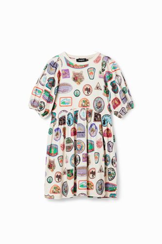 Robe courte écussons - Desigual - Modalova