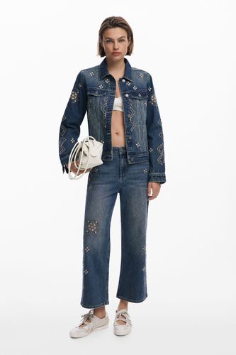 Jean culotte miroirs - Desigual - Modalova