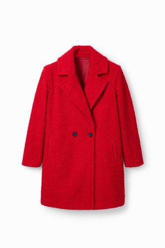 Manteau croisé bouclé - Desigual - Modalova