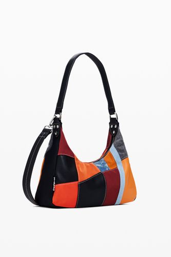 Sac à bandoulière patchwork de textures - Desigual - Modalova