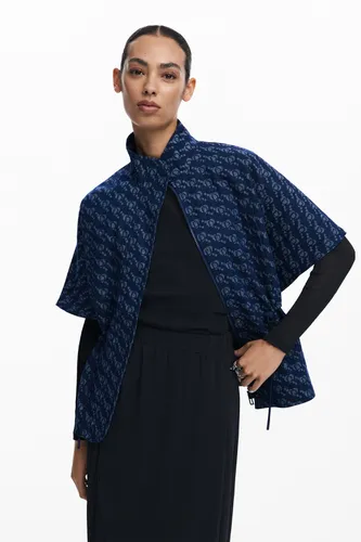 Poncho à motif géométrique - Desigual - Modalova