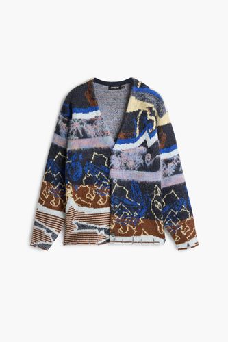 Cardigan brodé studio - Desigual - Modalova