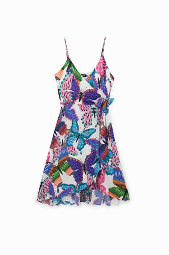 Robe de plage papillons - Desigual - Modalova