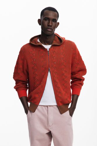 Pull en maille avec fermeture éclair - Desigual - Modalova