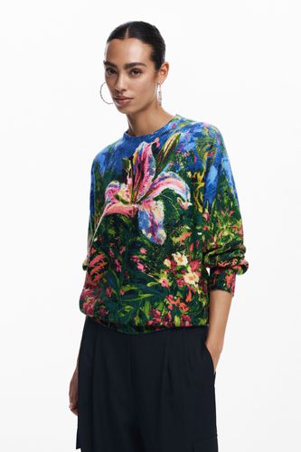 Pull épais orchidée - Desigual - Modalova