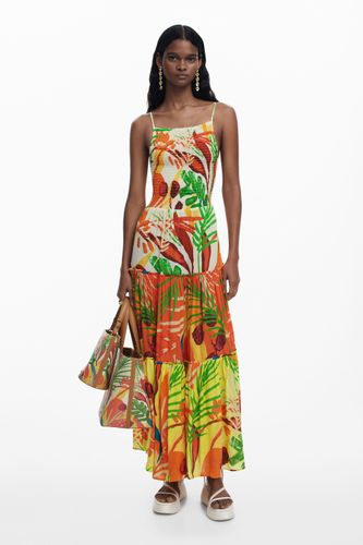 Robe à volants tropicale - Desigual - Modalova