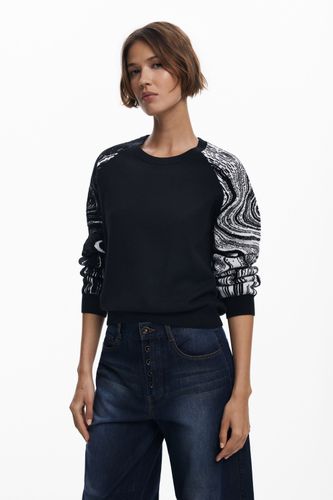 Pull manches marbrées - Desigual - Modalova